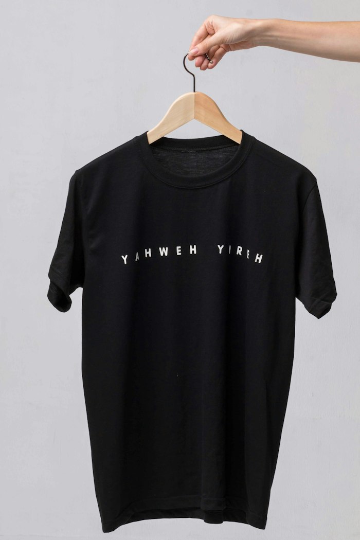 Oversized Black Drop Shoulder Tee